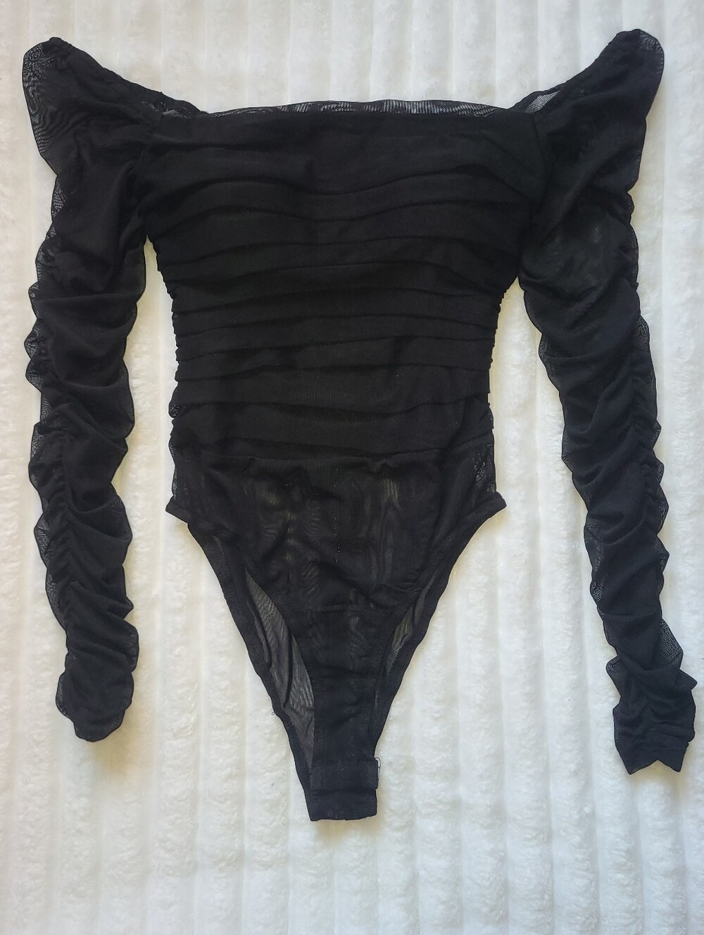 Black Lace Princess Polly Padded Ruffled Sheer US4